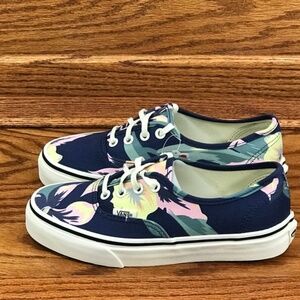 Vans Authentic Vintage Floral‎ Navy Marshmallow Shoes